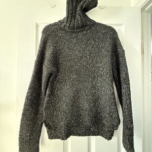 Adam Lippes Black and Cream Knit Sweater
